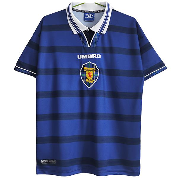 Scotland home retro jersey soccer match men's first sportswear football shirt 1998-2000